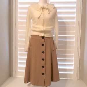 Soft tweed Banana Republic A-line skirt 4